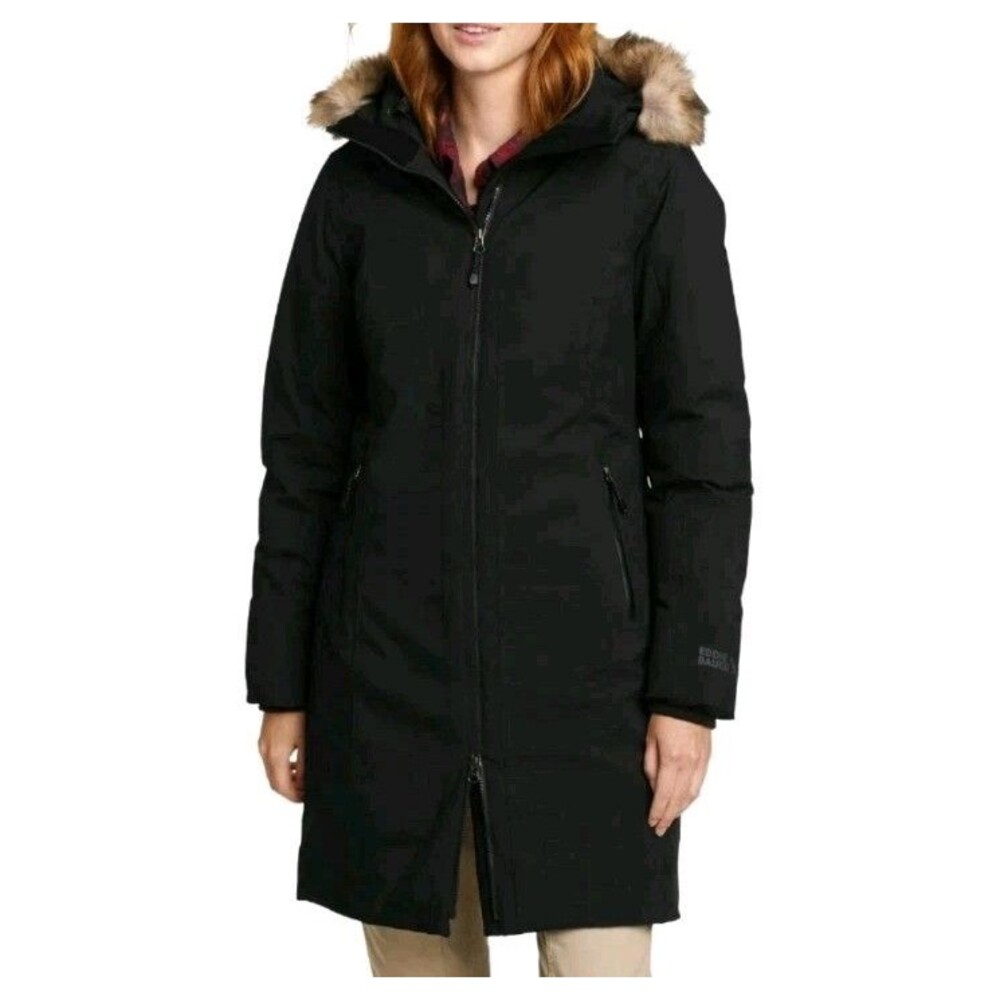 Eddie Bauer Ladies' Down Stadium Coat   Black   Size S